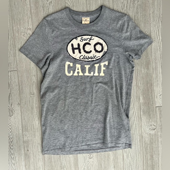 Hollister Other - Hollister Y2K Surf Classic HCO Calif Gray Short Sleeve Shirt Size Medium